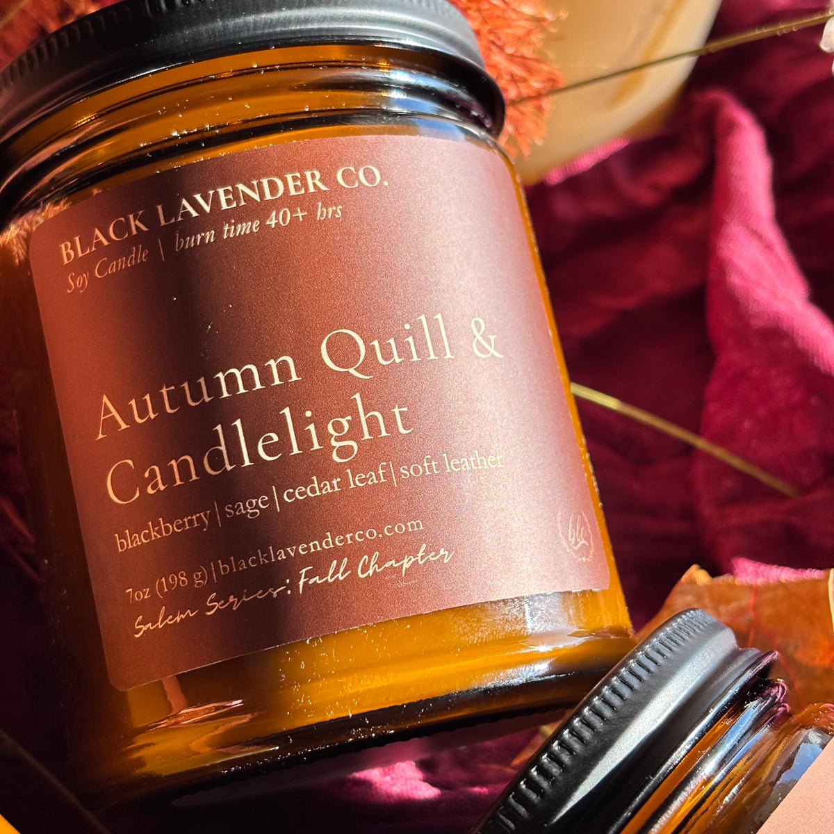 Autumn Quill & Candlelight Soy Candle - Fall Collection