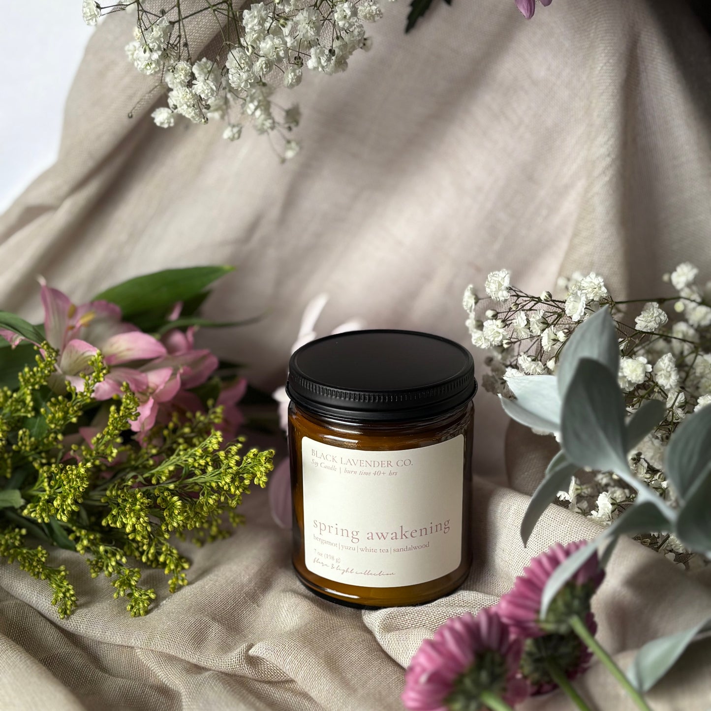 spring awakening candle