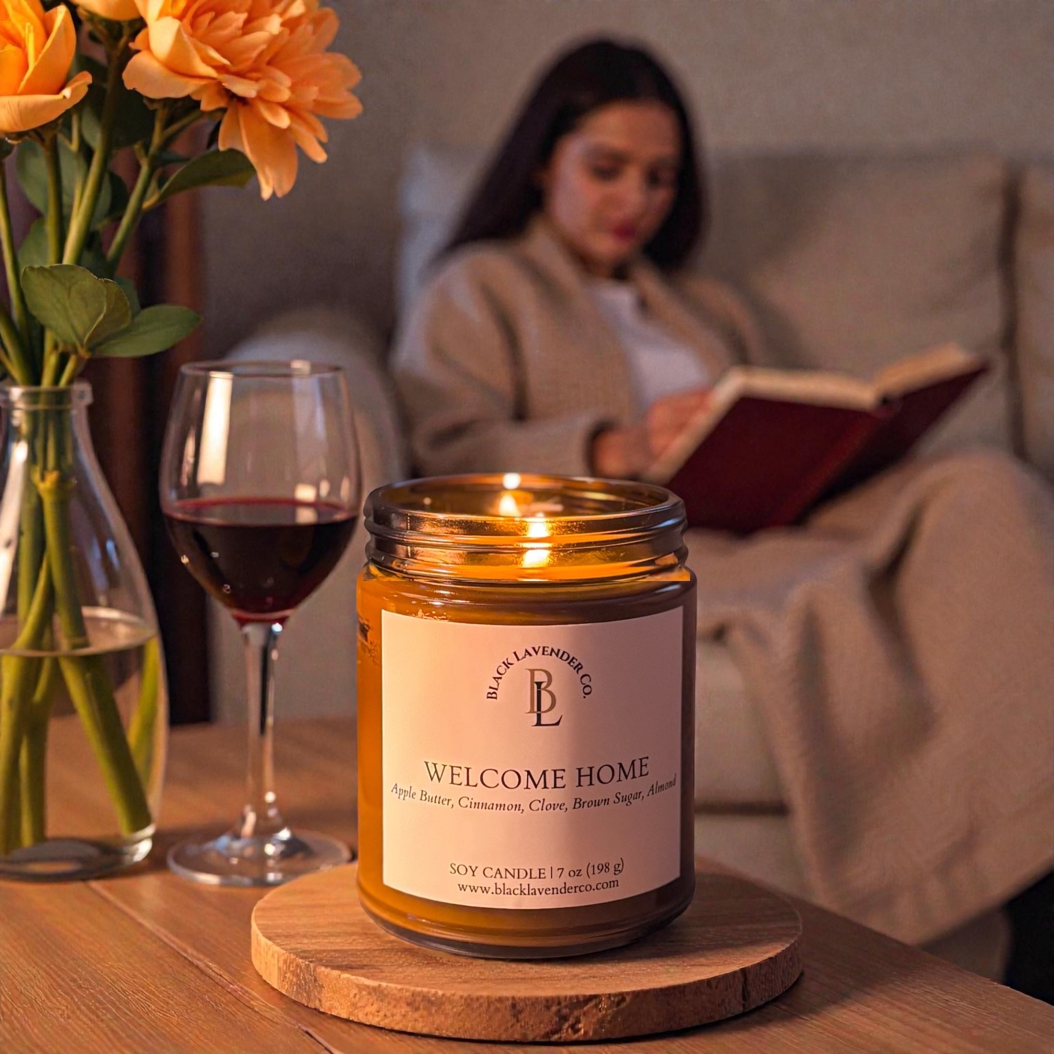 Black Lavender Co Welcome Home Candle - Thumbnail 2