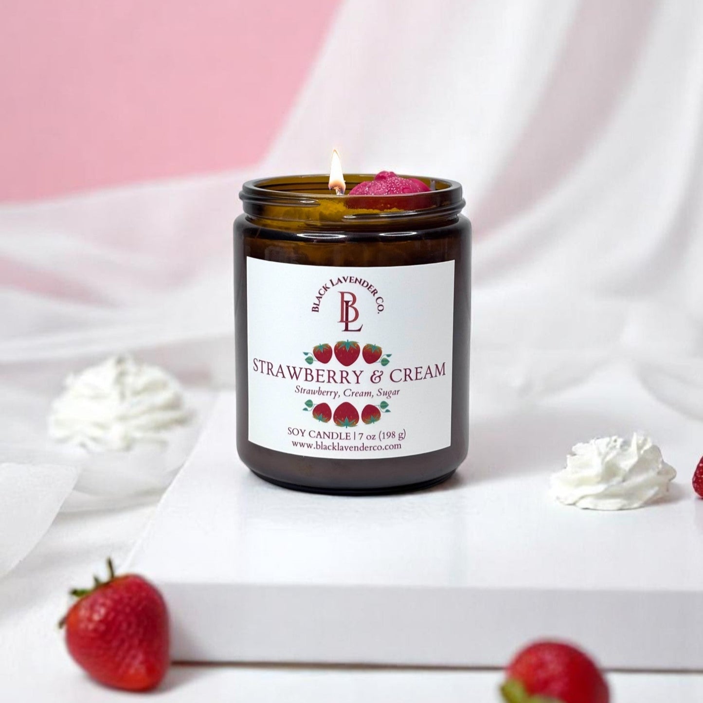 Strawberry & Cream Candle