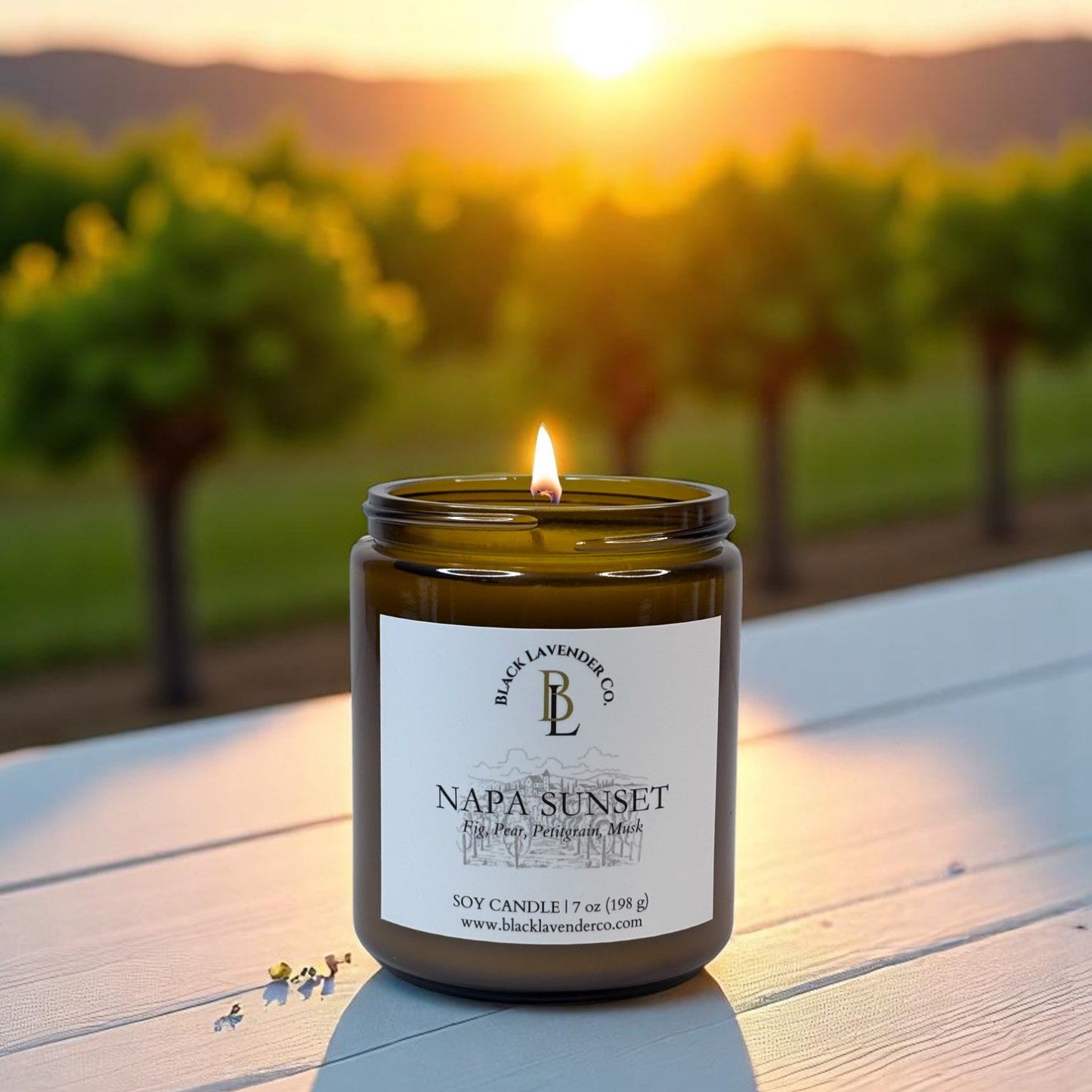Napa Sunset Candle - Wine & Country
