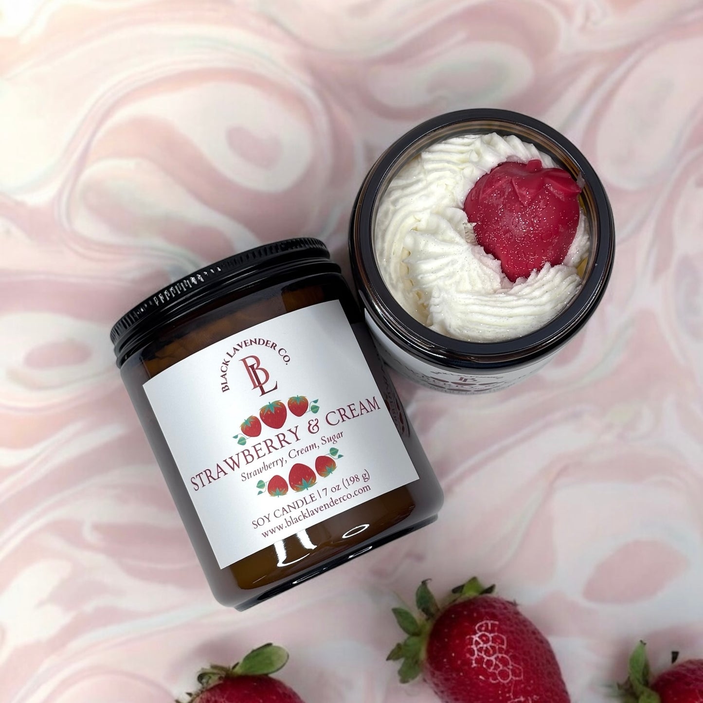 Strawberry & Cream Candle