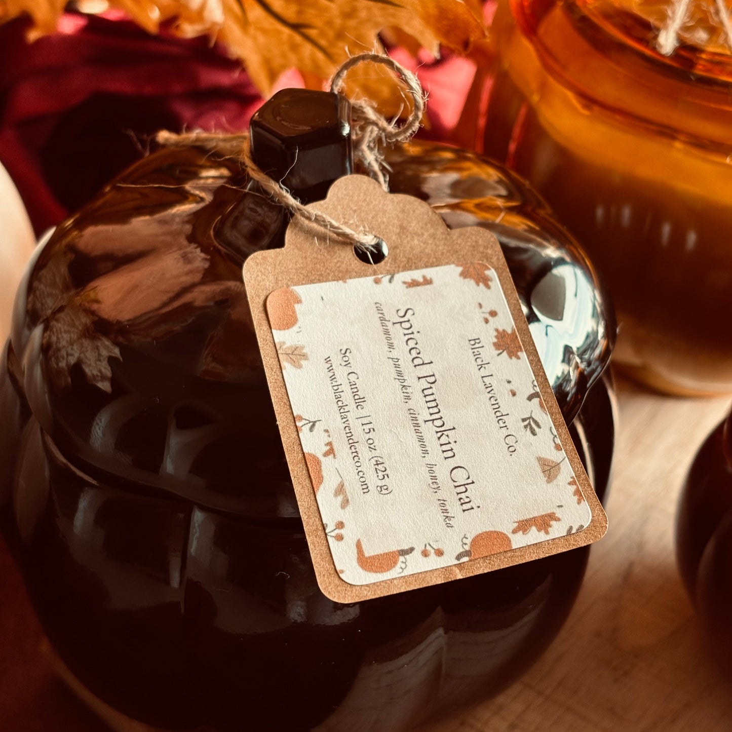 Spiced Pumpkin Chai Soy Candle - Fall Limited Edition