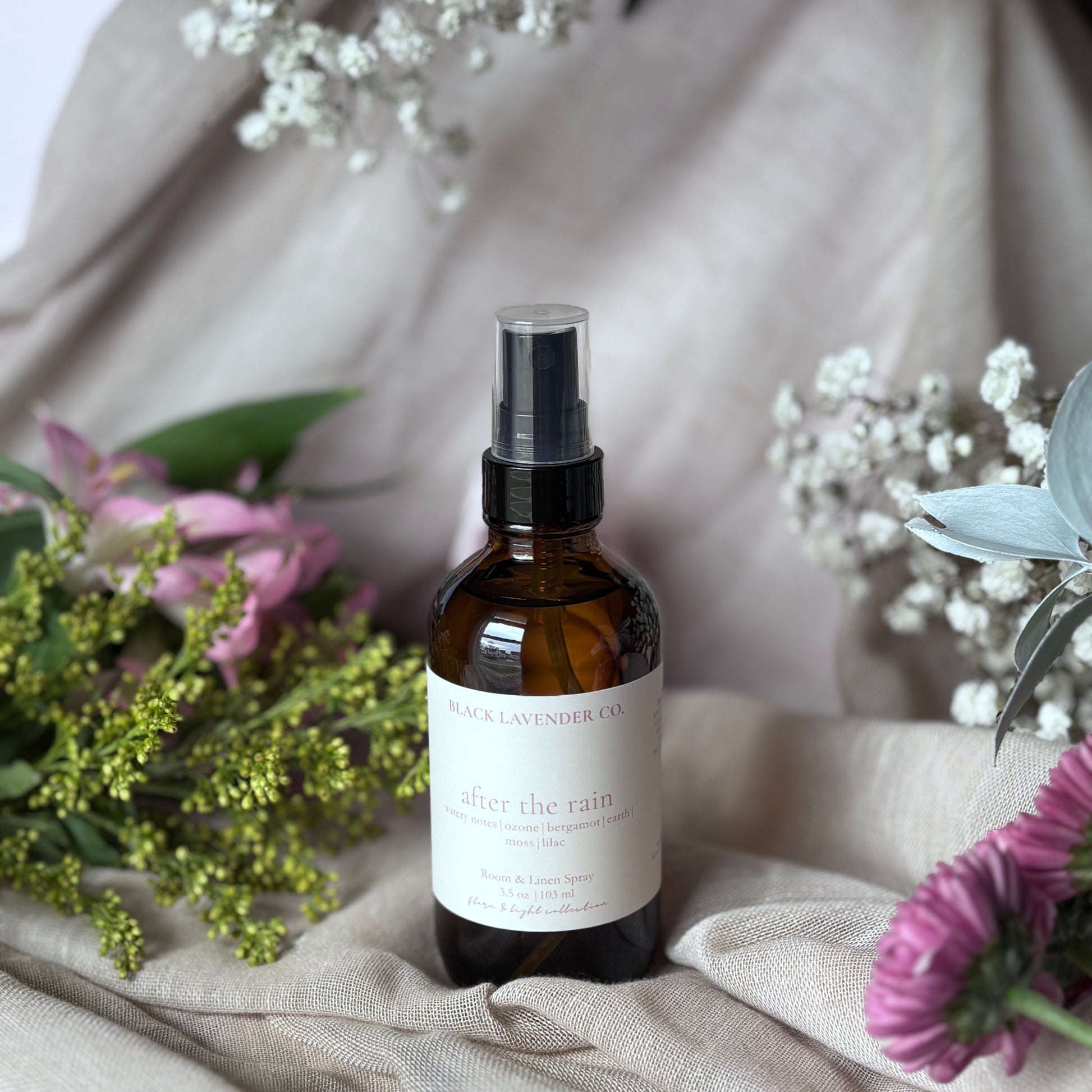 bergamot, earth and moss room spray