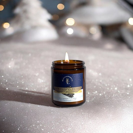North Pole Ticket Candle - Holiday Collection