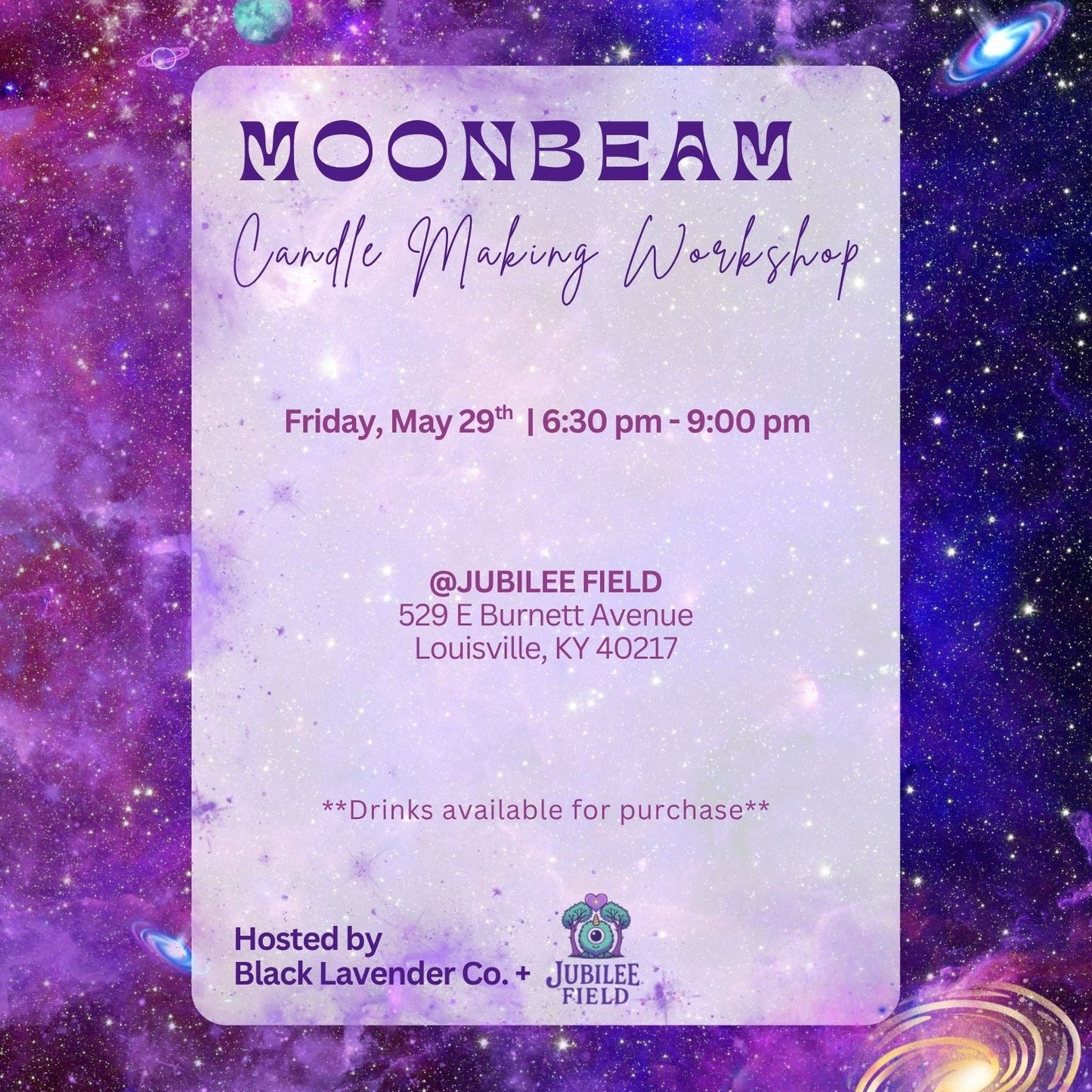 Moonbeam Candle Making Workshop @ Jubilee Field
